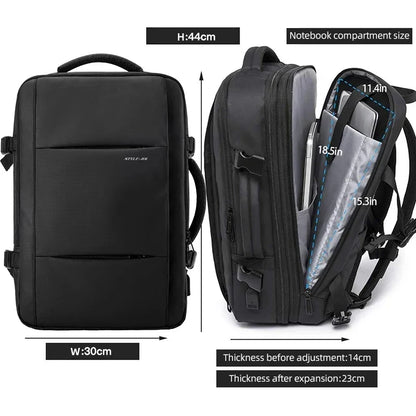 Sac à dos Homme Extensible Grande Capacité Multifonction Voyage Sport