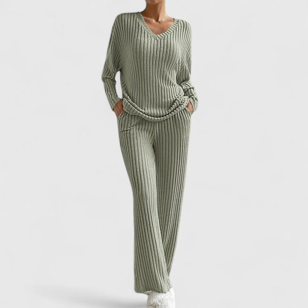 Ensemble Lounge Femme Molleton avec Pantalon Large