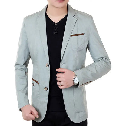 Blazer Homme Élégant Noir