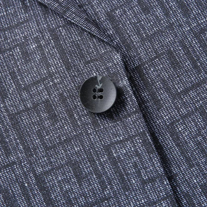 Blazer Homme Moderne à Carreaux Geométriques