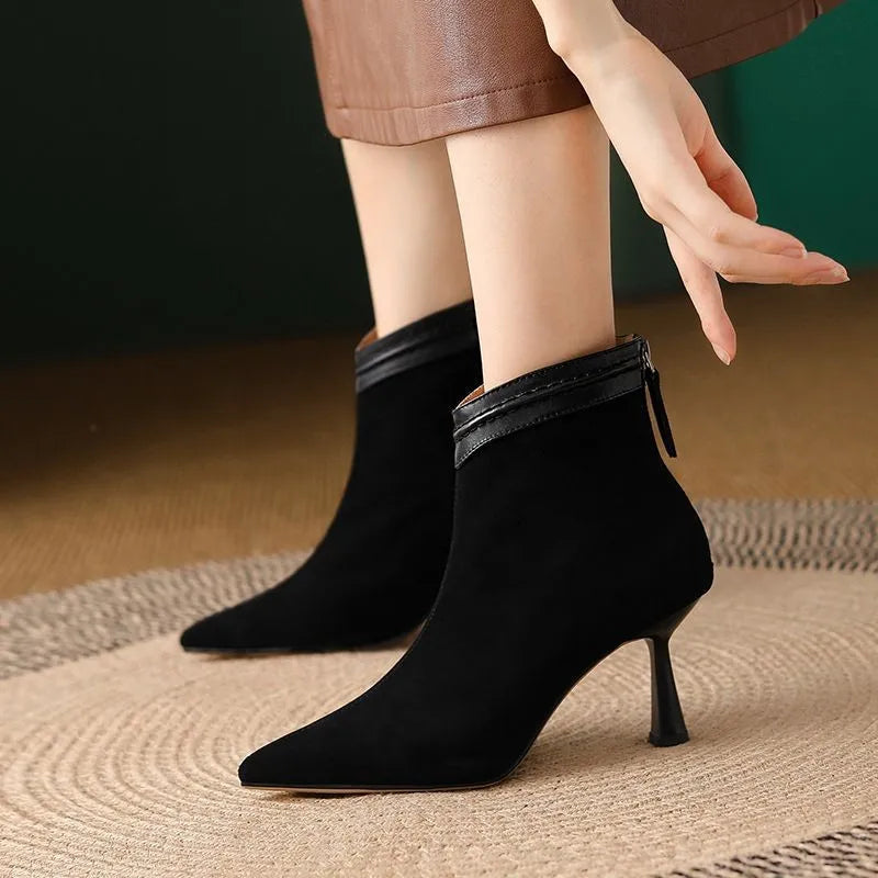 Bottines Talon Haut pour Femmes Soirée et Mariage - PanierRoyale