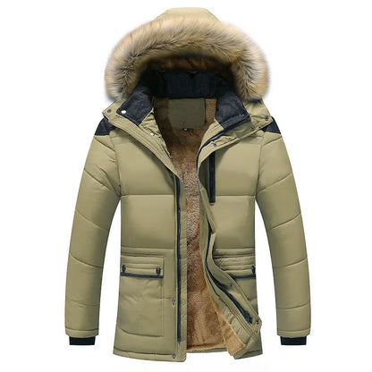 Parka Homme Hiver Chauffant avec Capuche - PanierRoyale