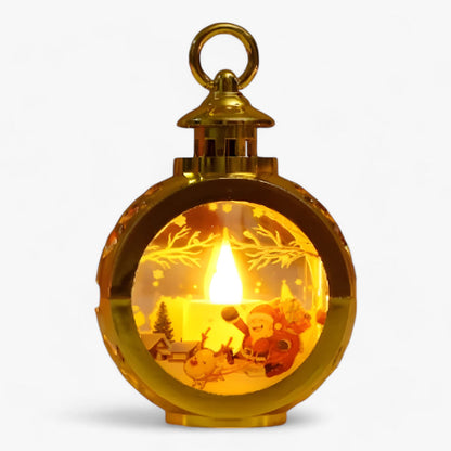 Lampe Lanterne LED Neige Décorative pour Maison