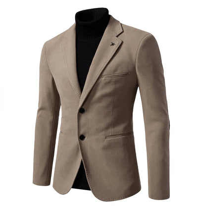 Blazer Homme Tissu Structuré Revers Classique Coupe Moderne