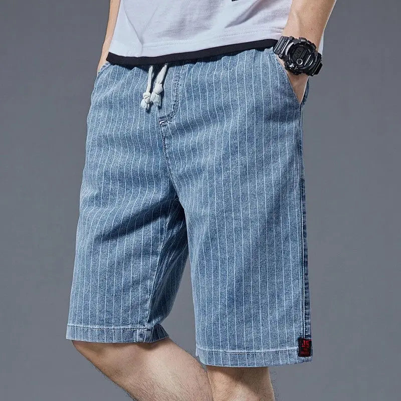 Short décontracté rayé pour homme casual - PanierRoyale