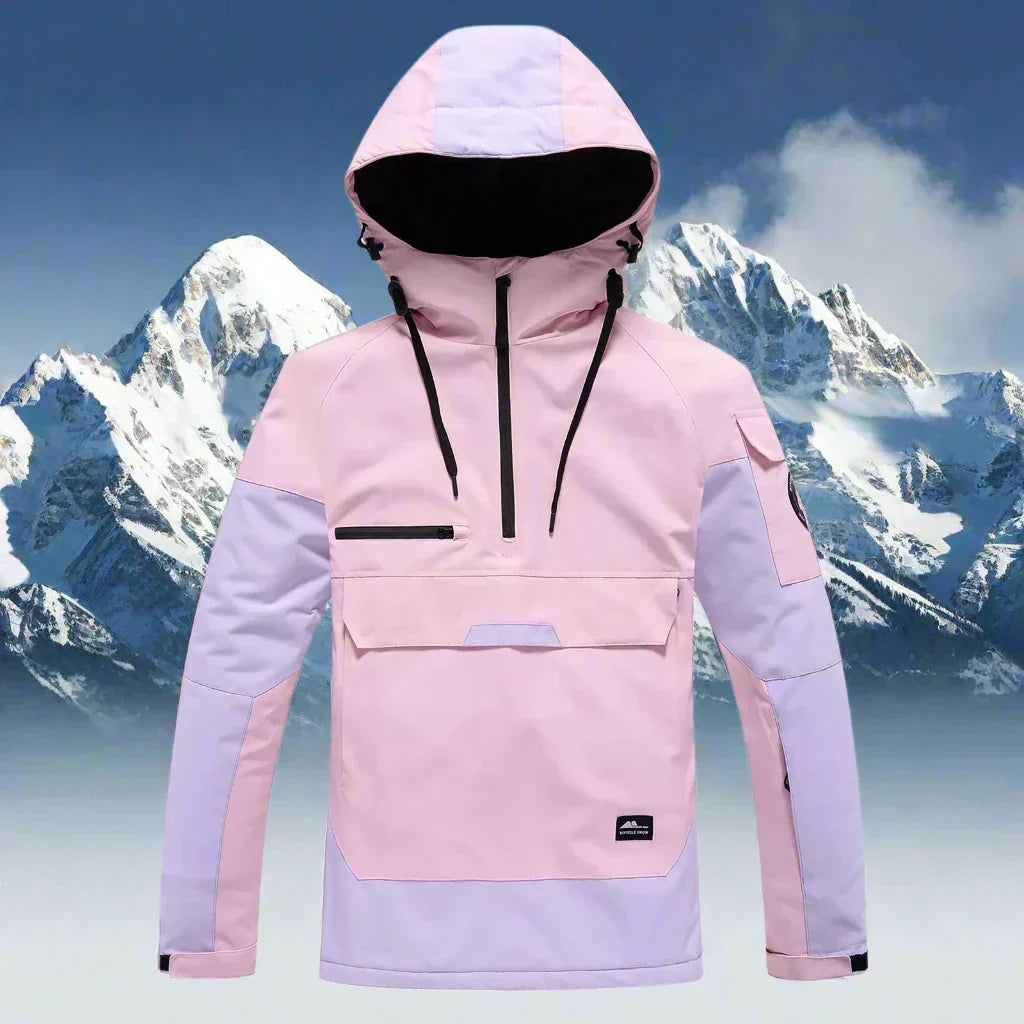 Veste de ski Unisexe Imperméable Coupe-vent avec Capuche Moderne - PanierRoyale