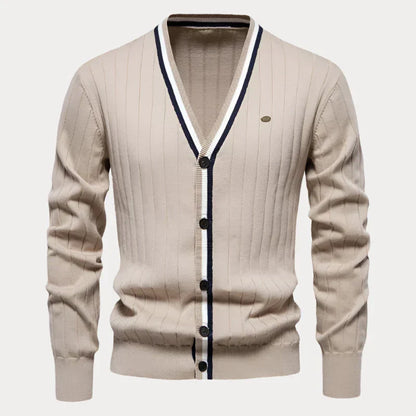 Cardigan Boutonné À Manches Longues Pour Homme | Classique