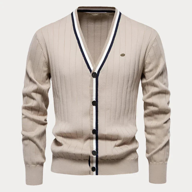 Cardigan Homme Classique Manches Longues Élégant
