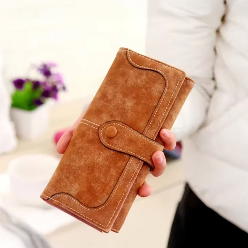 Portefeuille Femme Chic avec Fermeture Magnétique