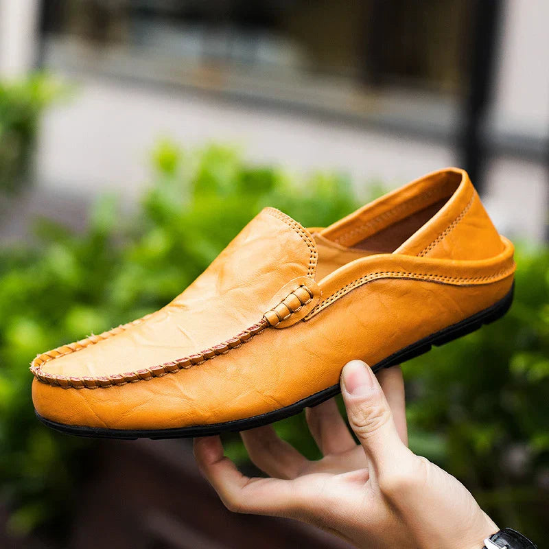 Mocassins Homme Cuir Italien Authentique