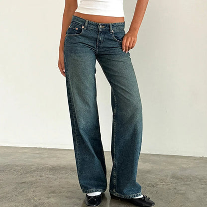 Jean Femme Large Vintage Décontracté