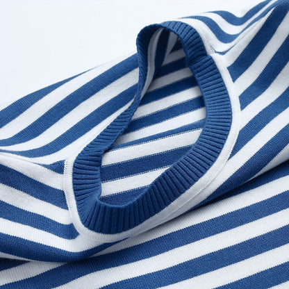 Chemise femme rayée décontractée manches longues