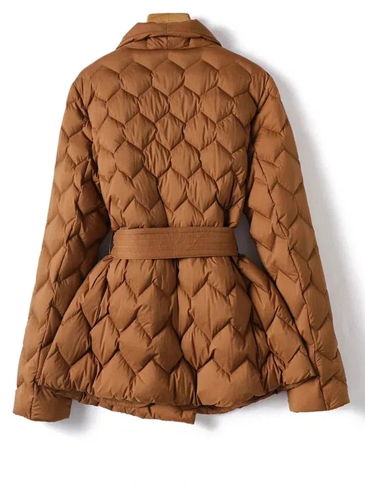 Veste polaire marron féminine élégante et chaude - PanierRoyale