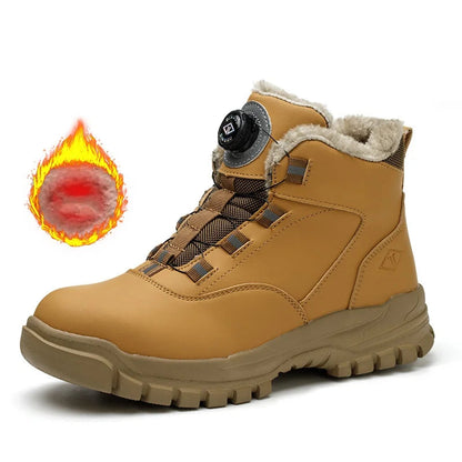 Chaussures de sécurité avec semelle antidérapante et pointe acier renforcée