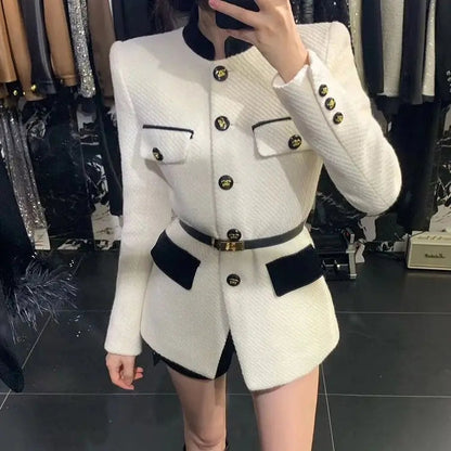 Blazer Femme Chic et Confortable Taille Réduite - PanierRoyale