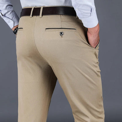 Pantalon Homme Slim Fit Noir Premium