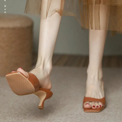 Sandale à Talon Haut Élégante pour Femme