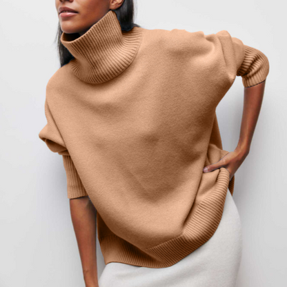 Pull Femme Hiver Chaud et Doux en Maille Souple