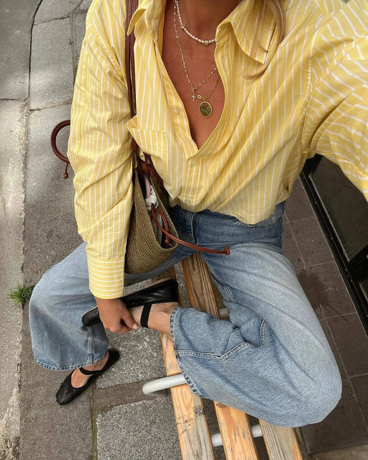 Blouse femme rayée - Légère et tendance pour tous les styles - BerlinGlamour