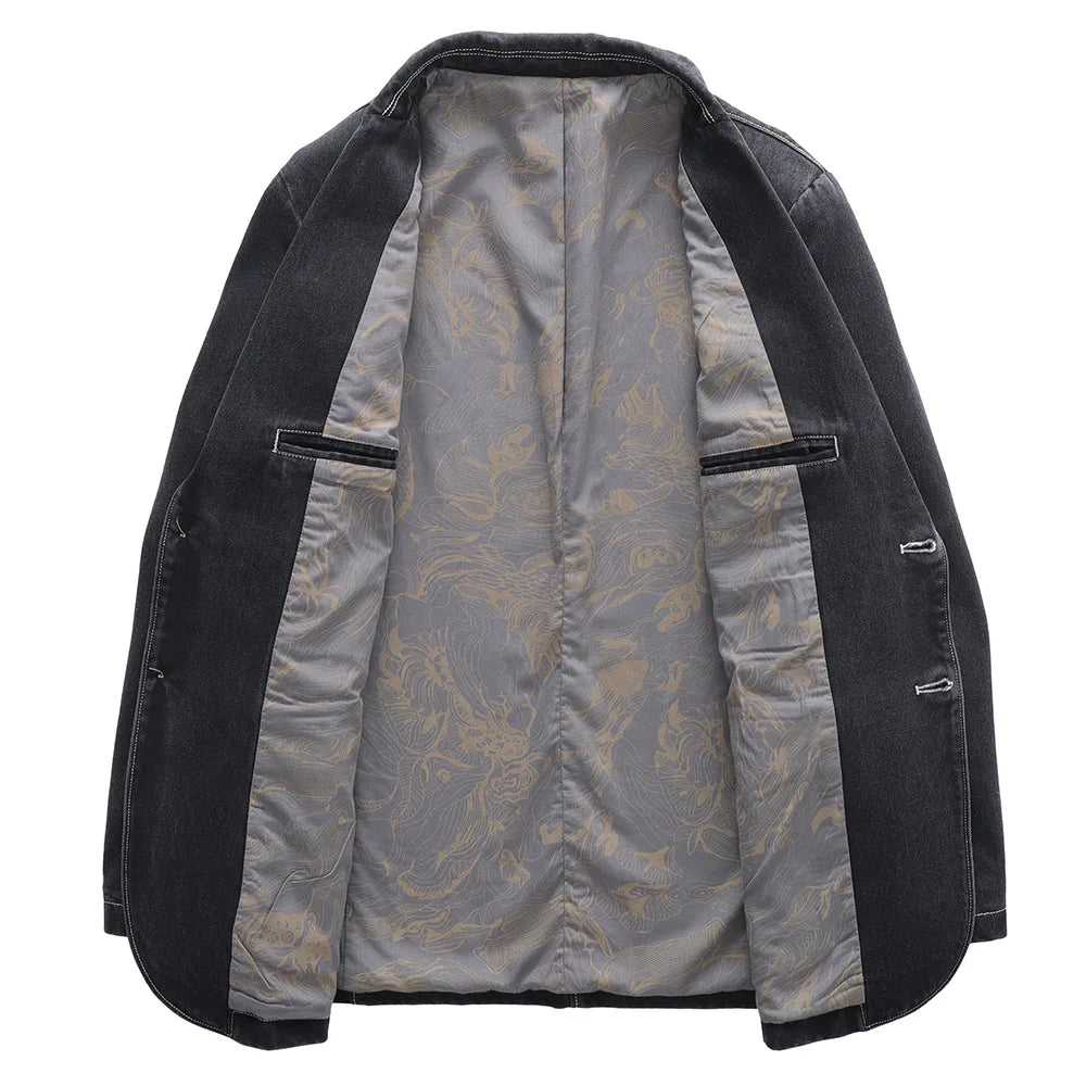 Blazer Denim Classique pour Homme
