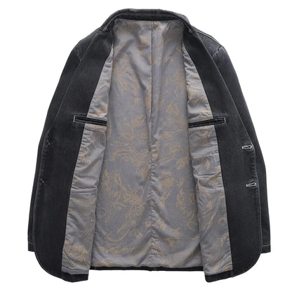 Blazer Denim Classique pour Homme