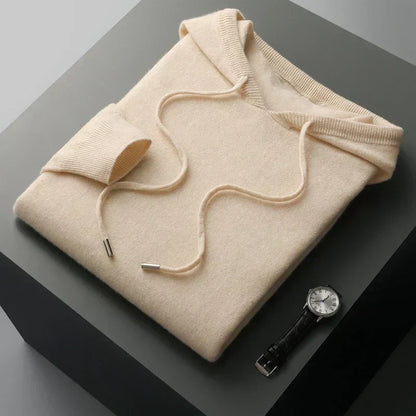 Sweat à capuche homme longues manches molletonné hiver