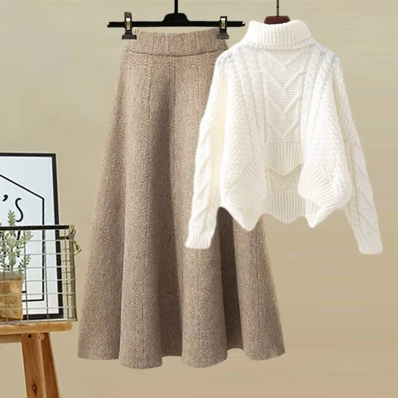 Robe Femme Élégante Col Montant et Taille Cintrée