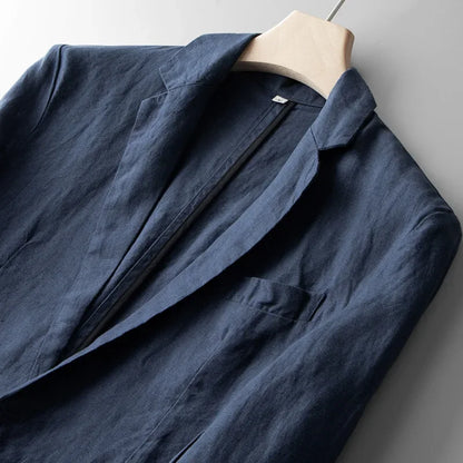 Blazer Lin Homme Léger Été