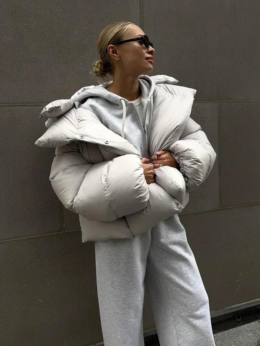 Veste polaire femme élégante anthracite