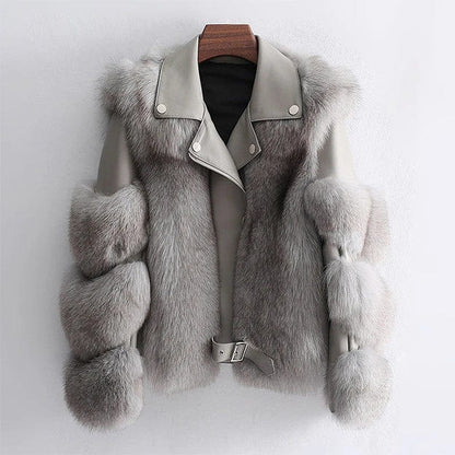 Veste Femme Hiver Chic en Fourrure Artificielle - PanierRoyale
