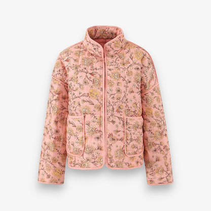 Veste Femme à Manches Longues Fleuri Élégante - PanierRoyale