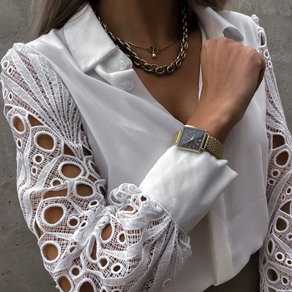 Blouse Décontractée Femme Style Casual