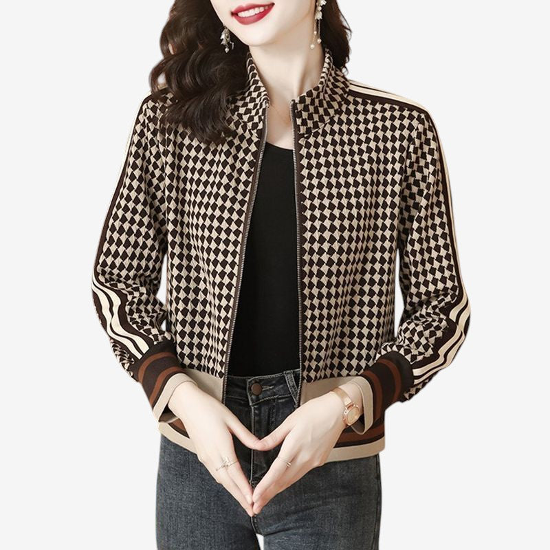 Veste hiver imprimée manches longues chaudes - PanierRoyale