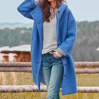 Manteau Femme Hiver Chaud et Élégant avec Capuche
