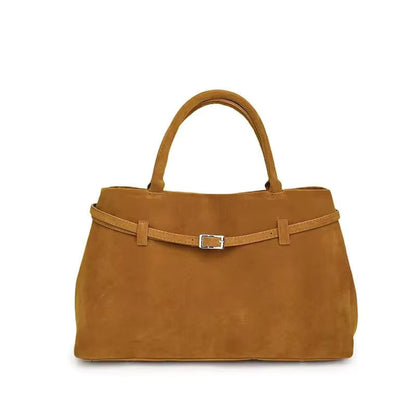 Sac à main en cuir brun classique - PanierRoyale