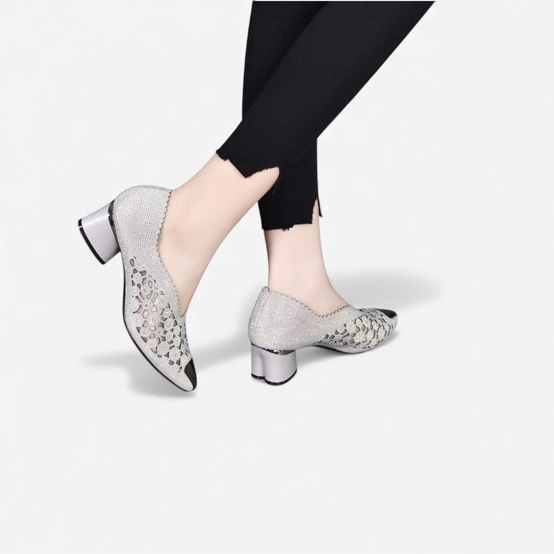 Chaussures Femme en Dentelle Élégantes et Raffinées - PanierRoyale