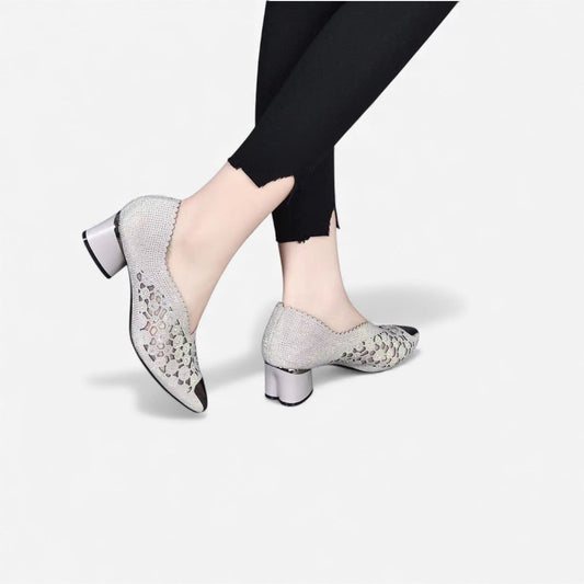 Chaussures Femme en Dentelle Élégantes et Raffinées - PanierRoyale