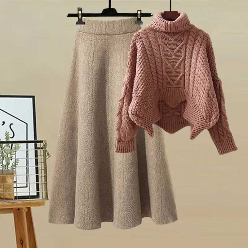 Robe Femme Élégante Col Montant et Taille Cintrée