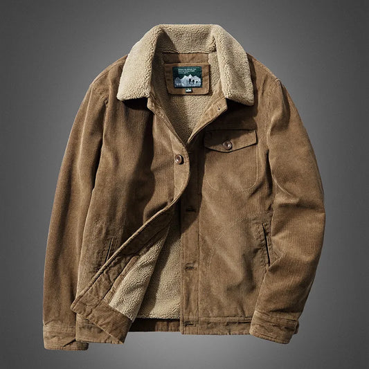 Blouson en cuir doublé de fourrure synthétique - Élégant et chaud pour hiver - BerlinGlamour