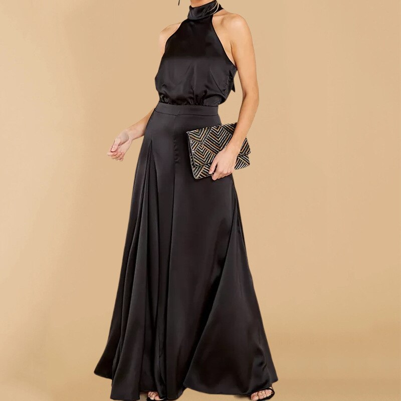 Combinaison femme décolleté avec jambe large