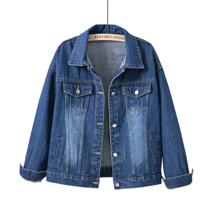Veste Jean Femme Manches Longues avec Poches - PanierRoyale