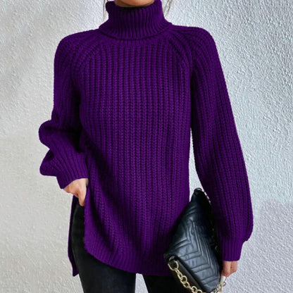 Pull Col Roulé Doux et Confortable