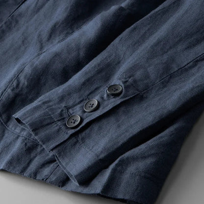 Blazer Lin Homme Léger Été