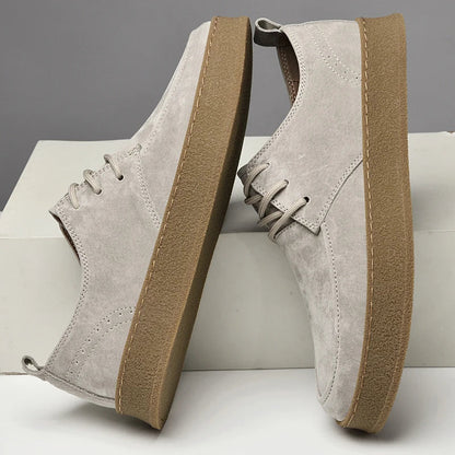 Baskets Cuir Souple pour Homme
