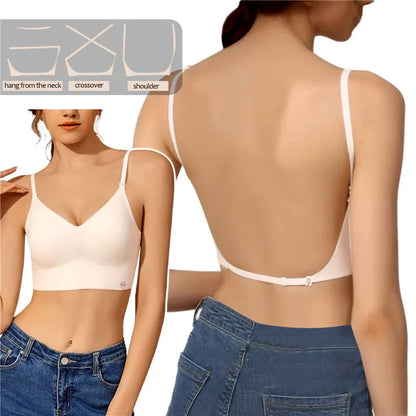 Soutien-gorge Femme Sans Couture Dos Nu Push-up