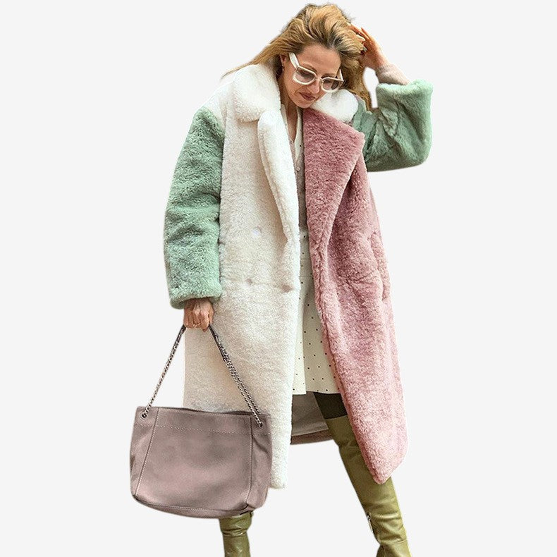 Manteau Femme Chic à Manches Longues avec Poches - PanierRoyale