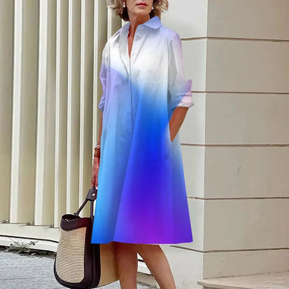 Robe femme chemisier rouge élegant et chic