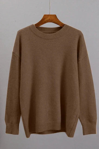 Pull Cachemire Doux Femme Hiver