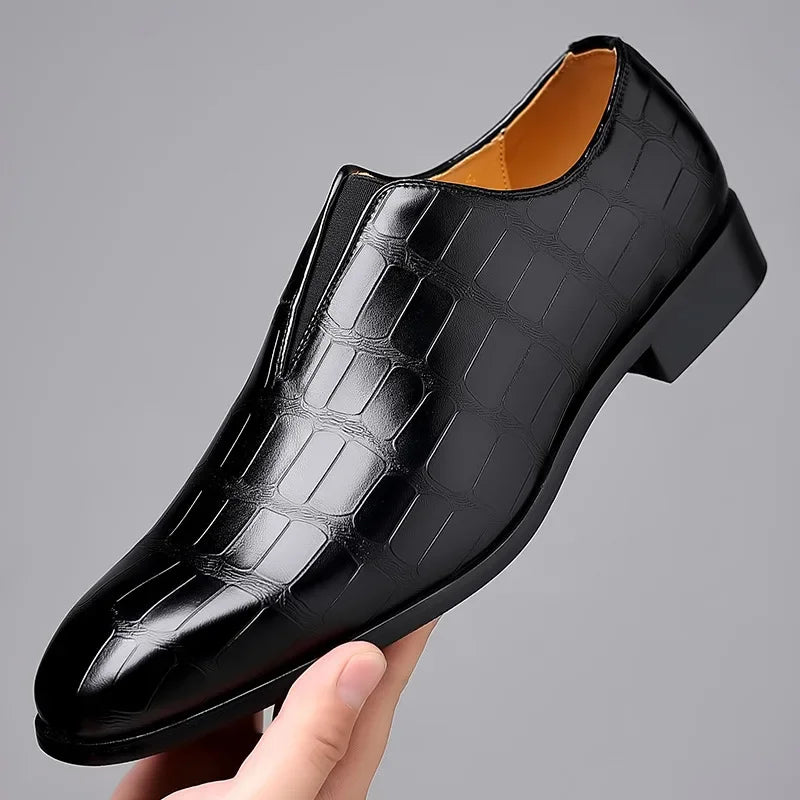 Chaussure homme cuir brun élégant et confortable