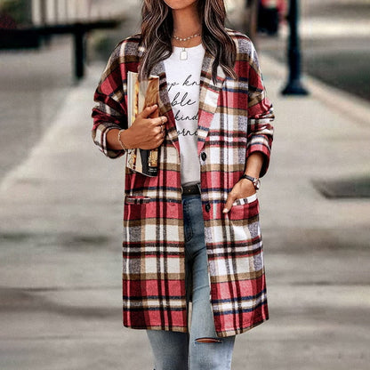 Manteau Femme Hiver Chic Taille Droite